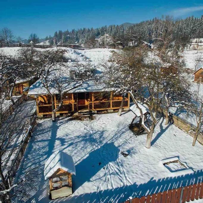 шум черемоша на березі річки Apartment Verkhovyna