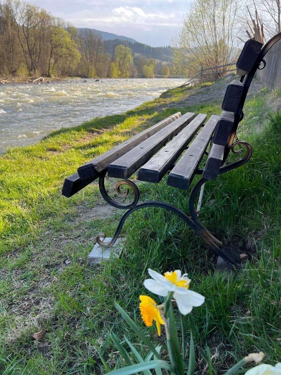 шум черемоша на березі річки